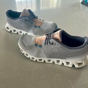 On cloud shoes 7.5 women’s worn twice